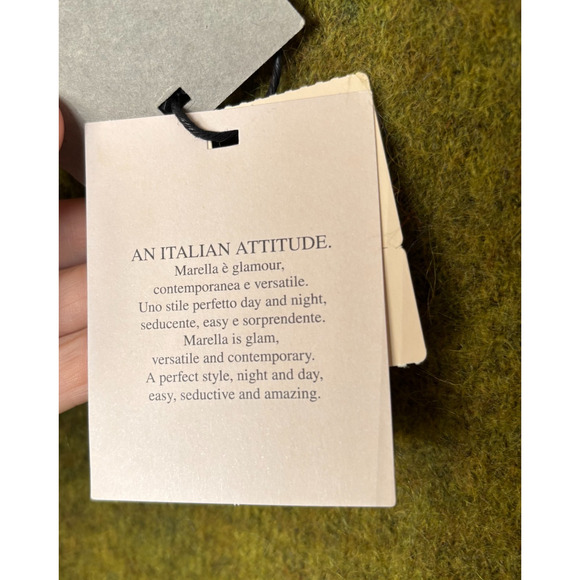 MARELLA | ELENICE Italian Mohair Wool Blend Sweater Vest RET $310 NWT Size S - Picture 7 of 8